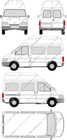Ford Transit microbús, 1994–2000 (Ford_048)