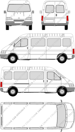 Ford Transit microbús, 1994–2000 (Ford_049)