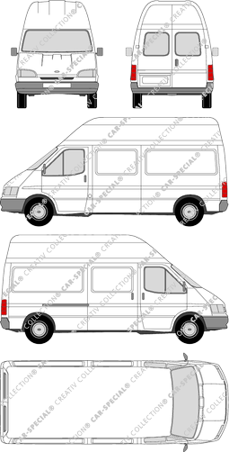 Ford Transit furgón, 1994–2000 (Ford_051)