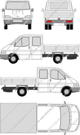 Ford Transit catre, 1994–2000 (Ford_054)