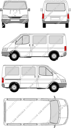 Ford Transit microbús, 1994–2000 (Ford_055)