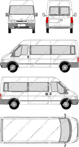 Ford Transit microbús, 2000–2006 (Ford_076)