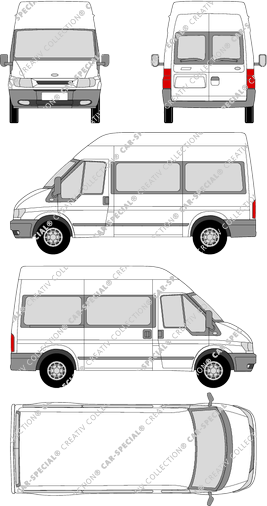 Ford Transit microbús, 2000–2006 (Ford_077)