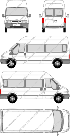 Ford Transit microbús, 2000–2006 (Ford_078)