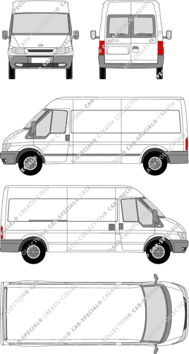 Ford Transit furgón, 2000–2006 (Ford_080)
