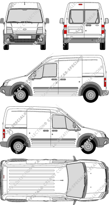 Ford Transit Connect furgón, 2002–2006 (Ford_110)