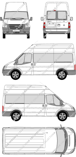 Ford Transit microbús, 2006–2014 (Ford_163)