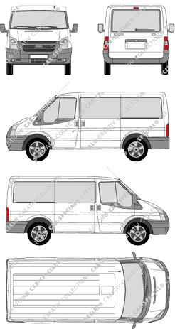 Ford Transit microbús, 2006–2014 (Ford_198)