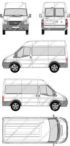 Ford Transit microbús, 2006–2014 (Ford_217)