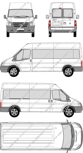 Ford Transit microbús, 2006–2014 (Ford_227)
