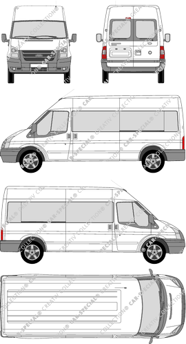 Ford Transit microbús, 2006–2014 (Ford_228)