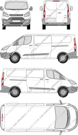 Ford Transit Custom furgón, 2012–2018 (Ford_275)