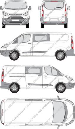 Ford Transit Custom Kastenwagen, 2012–2018 (Ford_292)