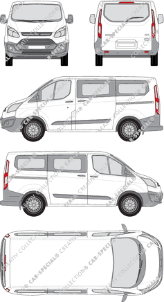 Ford Transit Custom microbús, 2012–2018 (Ford_297)
