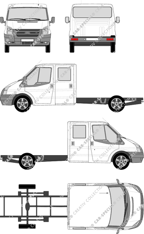 Ford Transit Chasis para superestructuras, 2006–2014 (Ford_315)