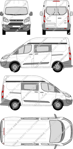 Ford Transit Custom Kastenwagen, 2012–2018 (Ford_336)