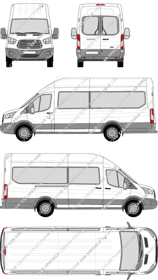 Ford Transit microbús, 2014–2019 (Ford_425)