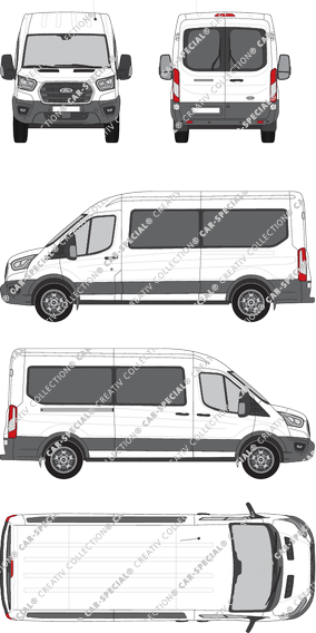 Ford Transit microbús, actual (desde 2019) (Ford_656)
