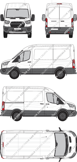 Ford Transit furgón, actual (desde 2020) (Ford_714)