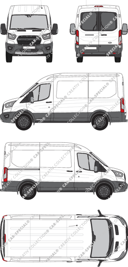Ford Transit furgón, actual (desde 2020) (Ford_716)