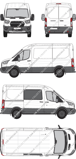 Ford Transit furgón, actual (desde 2020) (Ford_718)