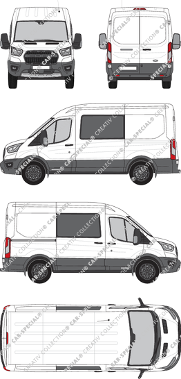 Ford Transit furgón, actual (desde 2020) (Ford_719)