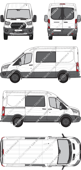 Ford Transit furgón, actual (desde 2020) (Ford_722)
