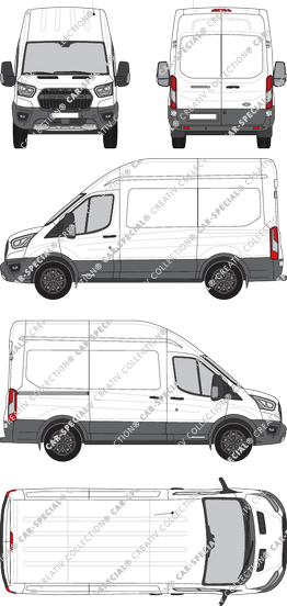 Ford Transit furgón, actual (desde 2020) (Ford_724)