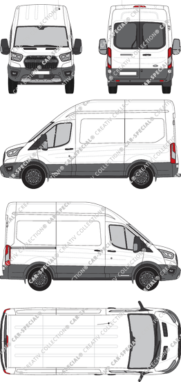 Ford Transit furgón, actual (desde 2020) (Ford_726)