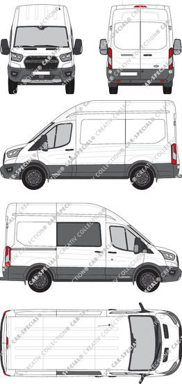 Ford Transit furgón, actual (desde 2020) (Ford_728)