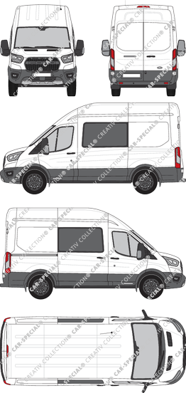 Ford Transit furgón, actual (desde 2020) (Ford_729)