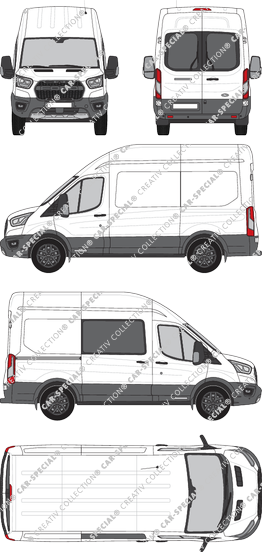 Ford Transit furgón, actual (desde 2020) (Ford_731)
