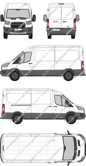 Ford Transit furgón, actual (desde 2020) (Ford_734)
