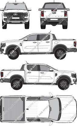 Ford Ranger Pick-up, actual (desde 2023) (Ford_917)