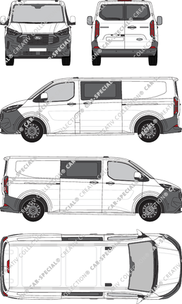 Ford Transit Custom Kastenwagen, aktuell (seit 2023) (Ford_953)
