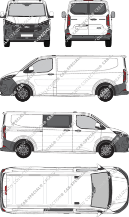 Ford Transit Custom Kastenwagen, aktuell (seit 2023) (Ford_954)