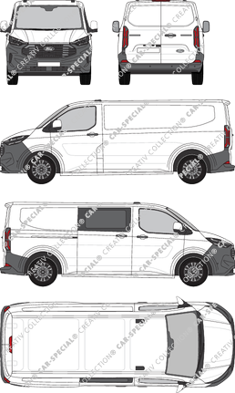 Ford Transit Custom Kastenwagen, aktuell (seit 2023) (Ford_955)