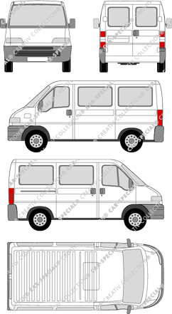 Peugeot Boxer microbús, 1994–2002 (Peug_023)