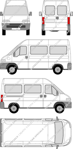 Peugeot Boxer microbús, 1994–2002 (Peug_026)