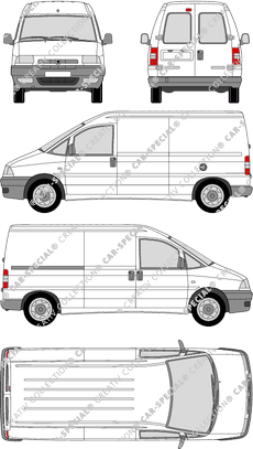 Peugeot Expert furgón, 1995–2006 (Peug_114)
