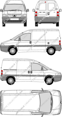 Peugeot Expert furgón, 2004–2007 (Peug_137)