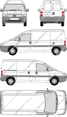 Peugeot Expert furgón, 2004–2007 (Peug_139)