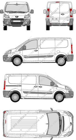 Peugeot Expert furgón, 2007–2012 (Peug_179)