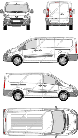 Peugeot Expert furgón, 2007–2012 (Peug_182)