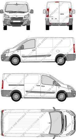 Peugeot Expert furgón, 2012–2016 (Peug_256)