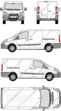 Peugeot Expert furgón, 2012–2016 (Peug_257)