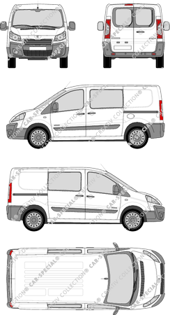 Peugeot Expert furgón, 2012–2016 (Peug_261)