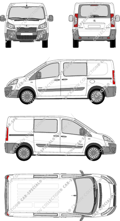 Peugeot Expert furgón, 2012–2016 (Peug_263)