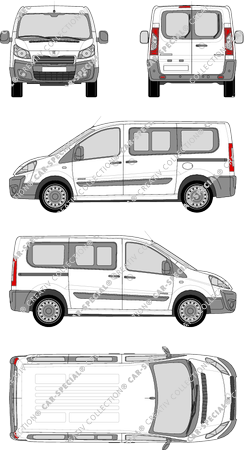 Peugeot Expert Tepee microbús, 2012–2016 (Peug_271)