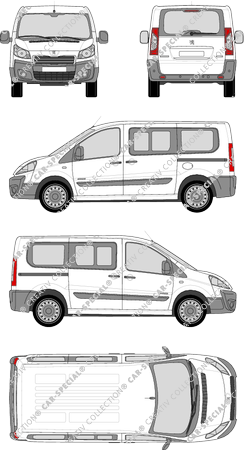 Peugeot Expert Tepee microbús, 2012–2016 (Peug_273)
